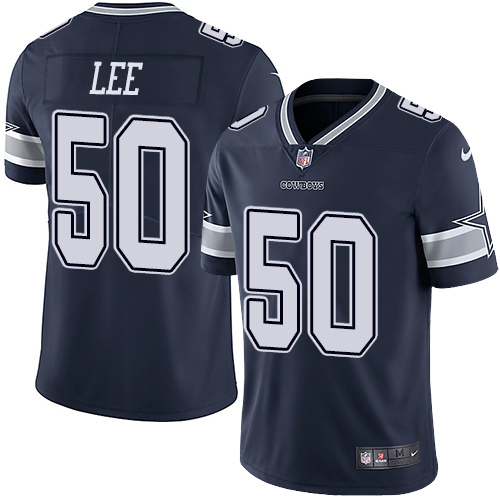 Nike Dallas Cowboys #50 Sean Lee Navy Blue Team Color Men's Stitched NFL Vapor Untouchable Limited Jersey