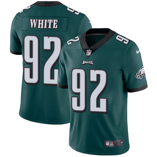 Nike Philadelphia Eagles #92 Reggie White Midnight Green Team Color Men's Stitched NFL Vapor Untouchable Limited Jersey