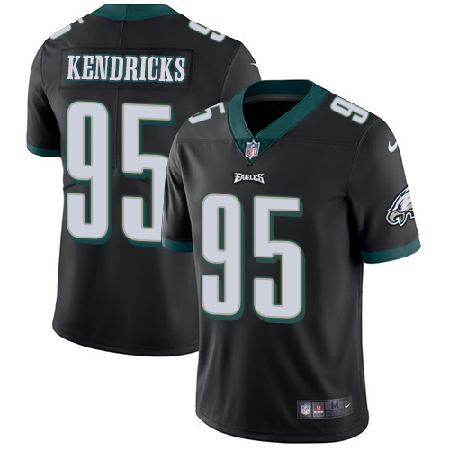 Nike Philadelphia Eagles #95 Mychal Kendricks Black Alternate Men's Stitched NFL Vapor Untouchable Limited Jersey