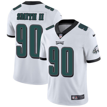 Nike Philadelphia Eagles #90 Marcus Smith II White Men's Stitched NFL Vapor Untouchable Limited Jersey