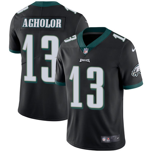 Nike Philadelphia Eagles #13 Nelson Agholor Black Alternate Men's Stitched NFL Vapor Untouchable Limited Jersey