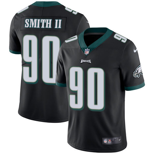 Nike Philadelphia Eagles #90 Marcus Smith II Black Alternate Men's Stitched NFL Vapor Untouchable Limited Jersey