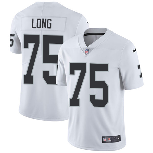 Nike Oakland Raiders #75 Howie Long White Men's Stitched NFL Vapor Untouchable Limited Jersey