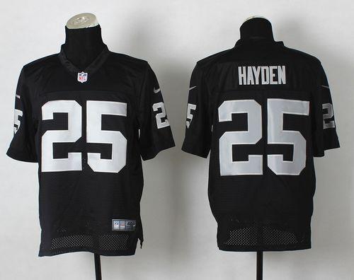 Nike v Raiders #25 D.J.Hayden Black Team Color Men's Stitched NFL Vapor Untouchable Limited Jersey