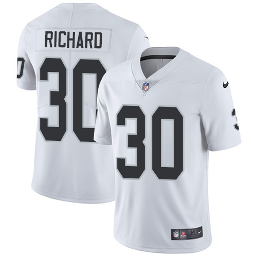 Nike Oakland Raiders #30 Jalen Richard White Men's Stitched NFL Vapor Untouchable Limited Jersey
