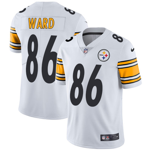 Nike Pittsburgh Steelers #86 Hines Ward White Men's Stitched NFL Vapor Untouchable Limited Jersey