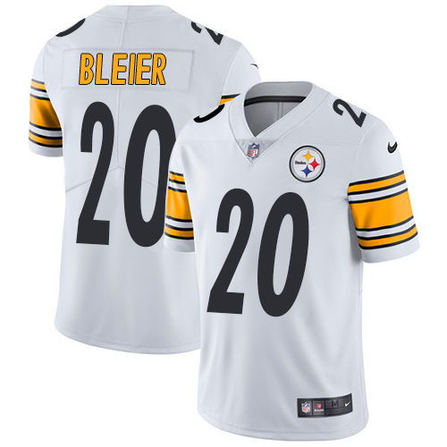 Nike Pittsburgh Steelers #20 Rocky Bleier White Men's Stitched NFL Vapor Untouchable Limited Jersey