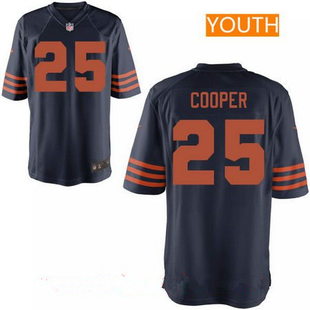 Youth Chicago Bears #25 Marcus Cooper Blue With Orange Alternate Stitched NFL Nike Game Jersey