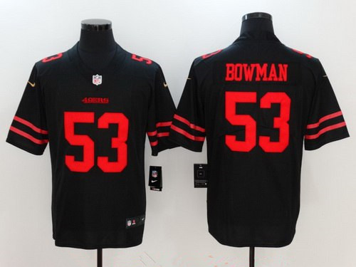 Youth San Francisco 49ers #53 NaVorro Bowman Black 2017 Vapor Untouchable Stitched NFL Nike Limited Jersey
