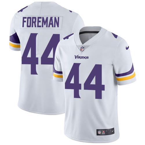 Nike Minnesota Vikings #44 Chuck Foreman White Men's Stitched NFL Vapor Untouchable Limited Jersey