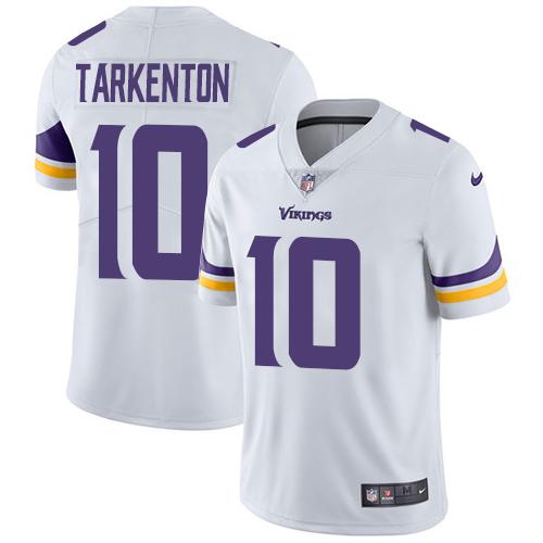 Nike Minnesota Vikings #10 Fran Tarkenton White Men's Stitched NFL Vapor Untouchable Limited Jersey
