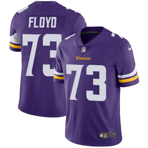 Nike Minnesota Vikings #73 Sharrif Floyd Purple Team Color Men's Stitched NFL Vapor Untouchable Limited Jersey