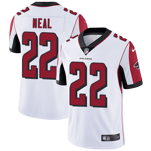 Nike Atlanta Falcons #22 Keanu Neal White Men's Stitched NFL Vapor Untouchable Limited Jersey