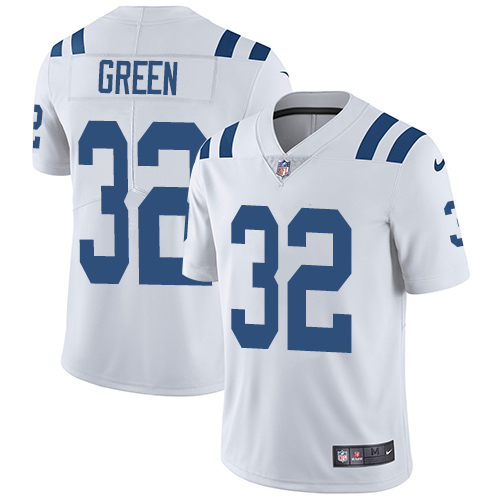 Nike Indianapolis Colts #32 T.J. Green White Men's Stitched NFL Vapor Untouchable Limited Jersey