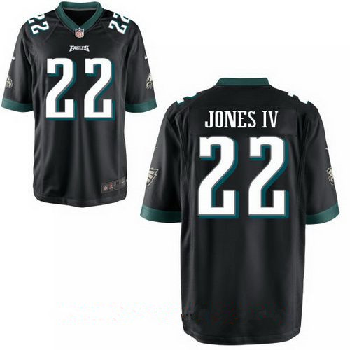Men's Philadelphia Eagles #22 Sidney Jones IV Black Alternate Stitched NFL Nike Elite Jersey