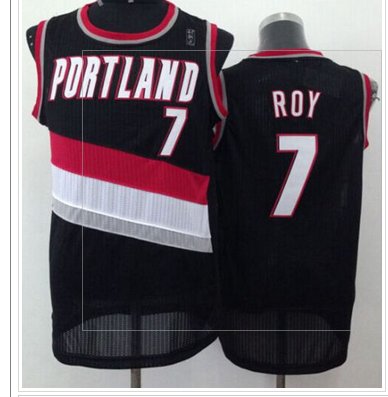 Revolution 30 Portland Trail Blazers #7 Brandon Roy Black NBA Jersey