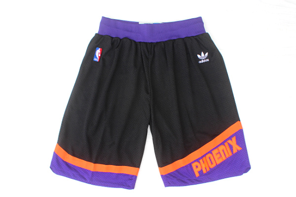 Men's Phoenix Suns adidas Black Throwback Short
