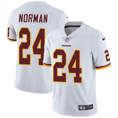 Nike Washington Redskins #24 Josh Norman White Men's Stitched NFL Vapor Untouchable Limited Jersey