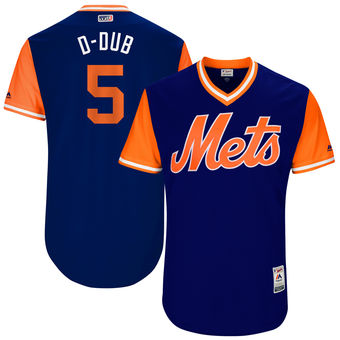 Men's New York Mets David Wright D-Dub Majestic Royal 2017 Players Weekend Authentic Jersey