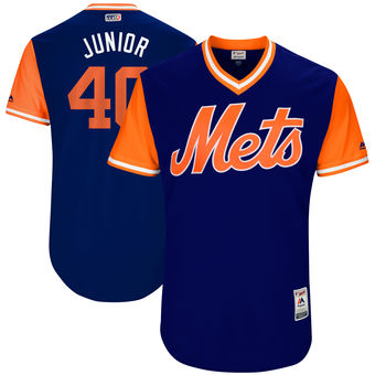 Men's New York Mets AJ Ramos Junior Majestic Royal 2017 Players Weekend Authentic Jersey