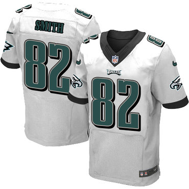 Nike Philadelphia Eagles #82 Torrey Smith White Men's Stitched NFL New Elite Jersey