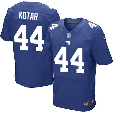 Nike New York Giants #44 Doug Kotar Royal Blue Team Color Men's Stitched NFL Elite Jersey
