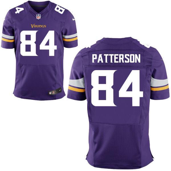 Size 60 4XL Cordarrelle Patterson Minnesota Vikings #84 Purple Stitched Nike Elite Jersey