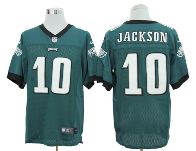 Size 60 4XL-DeSean Jackson Philadelphia Eagles #10 Green Stitched Nike Elite NFL Jerseys
