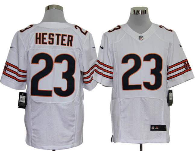 Size 60 4XL-Devin Hester Chicago Bears #23 White Stitched Nike Elite NFL Jerseys