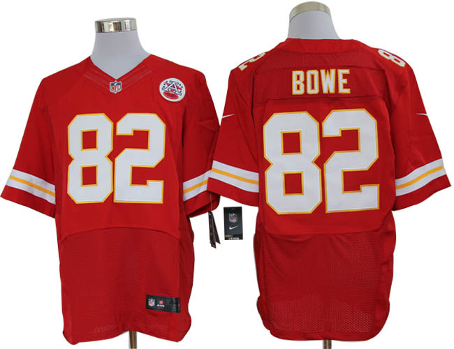Size 60 4XL-Dwayne Bowe Kansas City Chiefs #82 Red Stitched Nike Elite NFL Jerseys