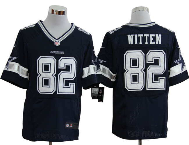 Size 60 4XL-Jason Witten Dallas Cowboys #82 Navy Blue Stitched Nike Elite NFL Jerseys
