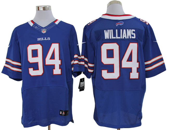 Size 60 4XL-Mario Williams Buffalo Bills #94 Royal Blue Stitched Nike Elite NFL Jerseys