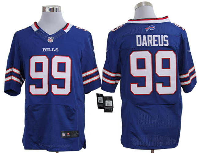Size 60 4XL-Marcell Dareus Buffalo Bills #99 Royal Blue Stitched Nike Elite NFL Jerseys