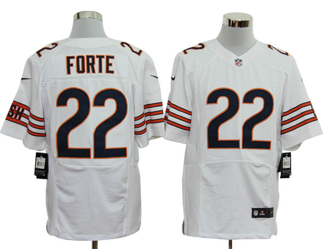 Size 60 4XL-Matt Forte Chicago Bears #22 White Stitched Nike Elite NFL Jerseys