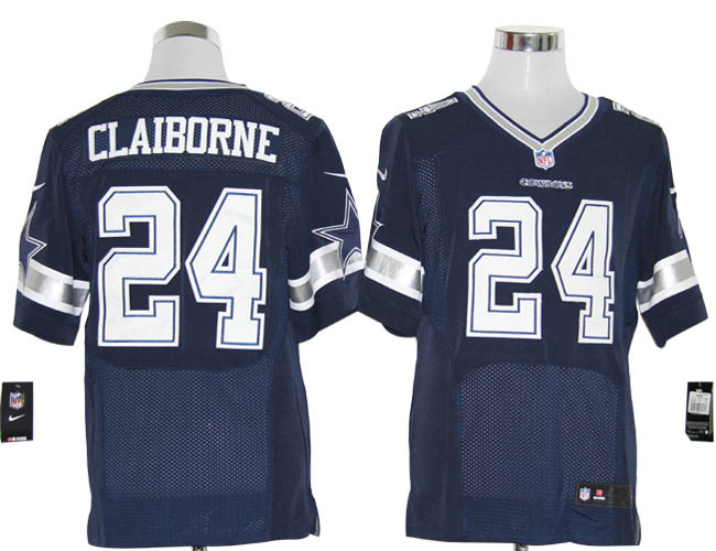 Size 60 4XL-Morris Claiborne Dallas Cowboys #24 Navy Blue Stitched Nike Elite NFL Jerseys