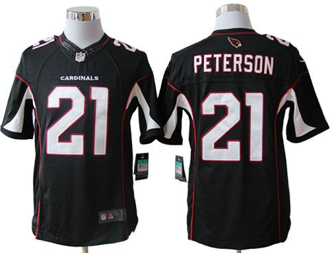 Size 60 4XL-Patrick Peterson Arizona Cardinals #21 Stitched Black Nike Elite NFL Jerseys