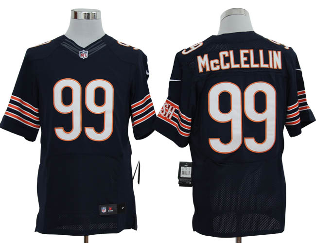 Size 60 4XL-Shea McClellin Chicago Bears #99 Blue Stitched Nike Elite NFL Jerseys