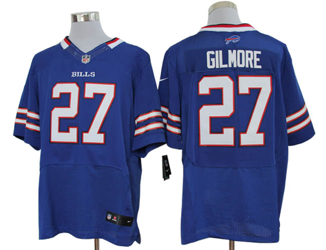 Size 60 4XL-Stephon Gilmore Buffalo Bills #27 Royal Blue Stitched Nike Elite NFL Jerseys