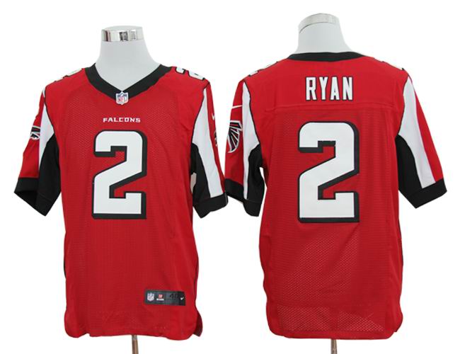 Size 60 4XL-Matt Ryan Atlanta Falcons #2 Red Stitched Nike Elite NFL Jerseys