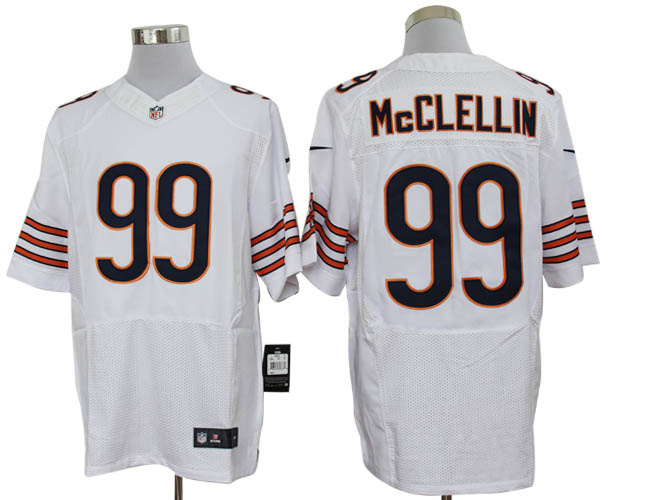 Size 60 4XL-Shea McClellin Chicago Bears #99 White Stitched Nike Elite NFL Jerseys