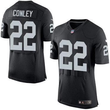 Nike Oakland Raiders #22 Gareon Conley Black Team Color Men's Stitched NFL New Elite Jersey