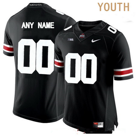Youth Ohio State Buckeyes Custom College Football Nike Limited Jersey - Black