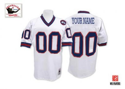 Customized New York Giants Jersey Throwback White Football Jersey