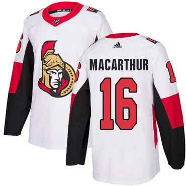 Adidas Men's Ottawa Senators #16 Clarke MacArthur Authentic White Away NHL Jersey