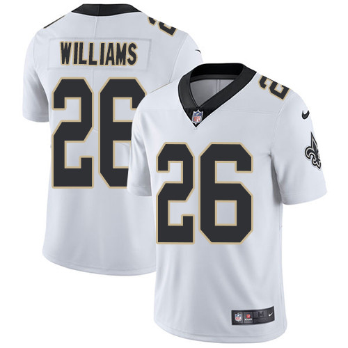 Nike New Orleans Saints #26 P.J. Williams White Men's Stitched NFL Vapor Untouchable Limited Jersey