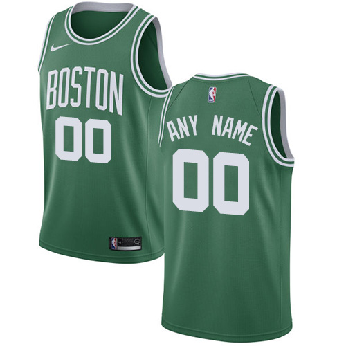 Youth Customized Boston Celtics Swingman Green Nike NBA Icon Edition Jersey