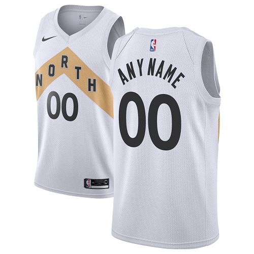Women's Customized Toronto RaptorsSwingman White Nike NBA City Edition Jersey