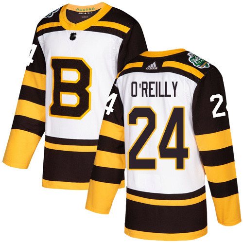 Adidas Bruins #24 Terry O'Reilly White Authentic 2019 Winter Classic Stitched NHL Jersey