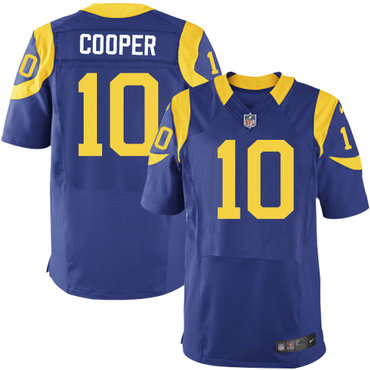 Nike Rams #10 Pharoh Cooper Royal Blue Alternate Men's Stitched NFL Elite Jersey