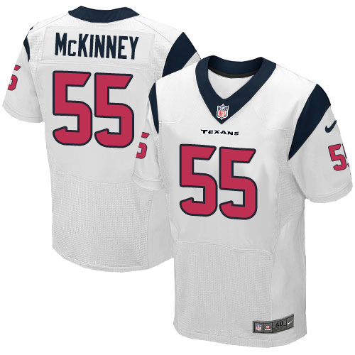 Nike Texans #55 Benardrick McKinney White Men's Stitched NFL Elite Jersey